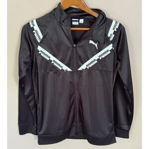 Vintage Woman’s Puma Training Jacket Black. XL 18/20